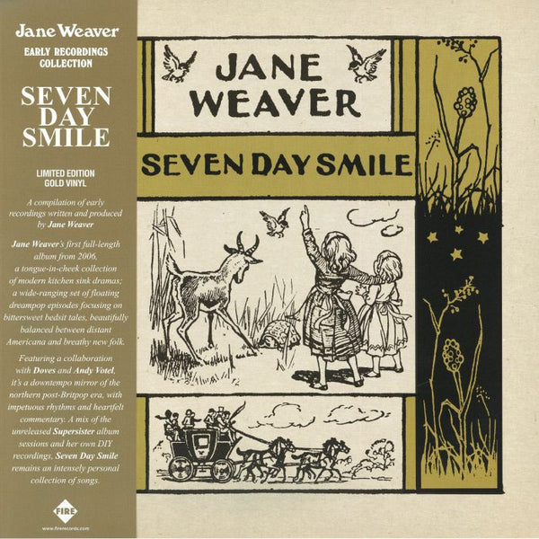 Jane WEAVER Seven Day Smile (reissue) (limited gold vinyl LP with obi-strip) Fire