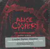 ALICE COOPER The Studio Albums 1975-1978 Rhino US Format: 5xCD