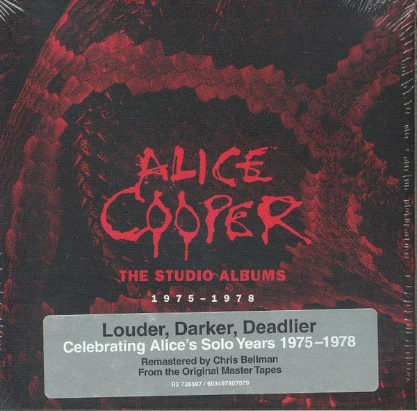 ALICE COOPER The Studio Albums 1975-1978 Rhino US Format: 5xCD