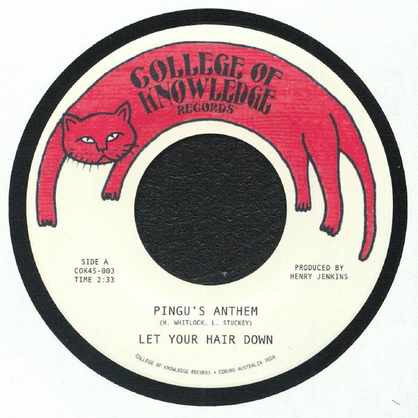 LET YOUR HAIR DOWN Pingu's Anthem (7") College Of Knowledge Australia