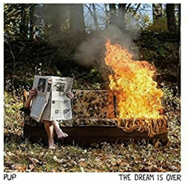 PUP Dream Is Over (clear red & orange swirl vinyl LP) Side One Dummy US