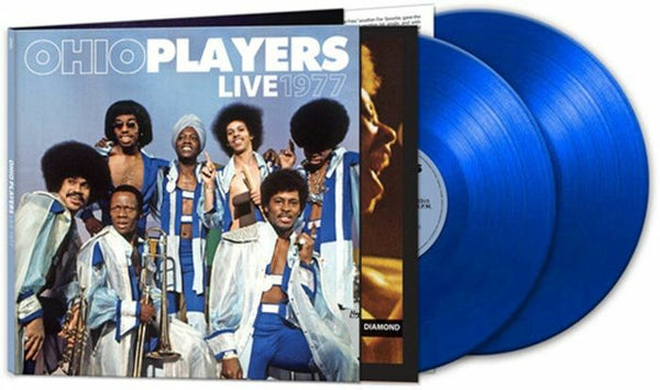 OHIO PLAYERS Live 1977 (limited blue vinyl 2xLP) Goldenlane US