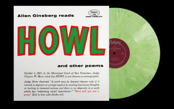 Allen GINSBERG Allen Ginsberg Reads Howl & Other Poems (reissue) (limited green vinyl LP) Craft