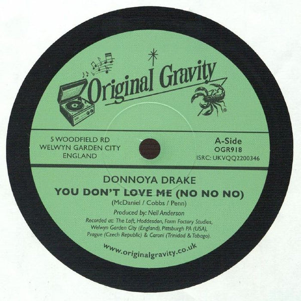 Donnoya DRAKE / PRINCE ALPHONSO & THE FEVER You Don't Love Me (No No No) (7") Original Gravity