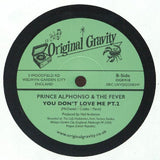 Donnoya DRAKE / PRINCE ALPHONSO & THE FEVER You Don't Love Me (No No No) (7") Original Gravity