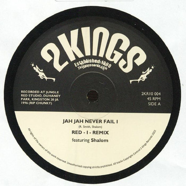 HENRY & LOUIS Jah Never Fail I: The Red I Remixes (10") 2 Kings