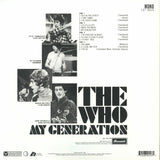 The WHO My Generation (remastered) (mono) (limited gatefold 180 gram audiophile vinyl 2xLP) Analogue Productions US