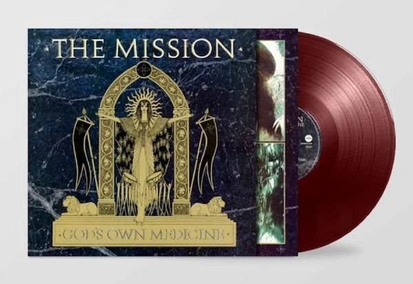 The MISSION God's Own Medicine (remastered) ('oxblood' red vinyl LP) Demon