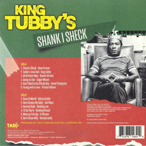 VARIOUS King Tubby's: Shank I Sheck (LP) VP US