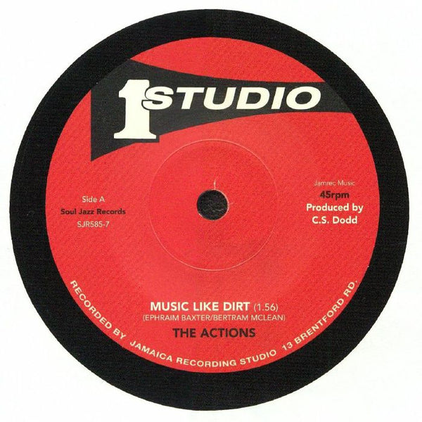 The ACTIONS / THE TONETTES Music Like Dirt (7") Soul Jazz