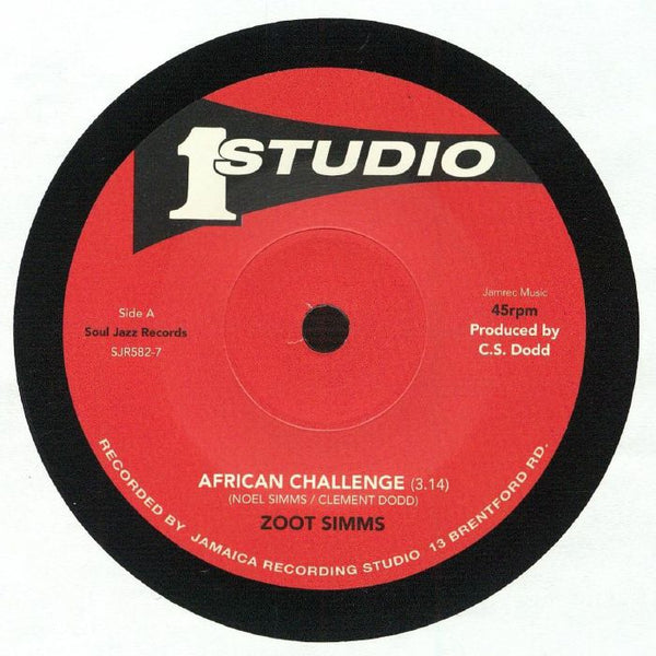 Zoot SIMMS / SOUND DIMENSION African Challenge (7") Soul Jazz