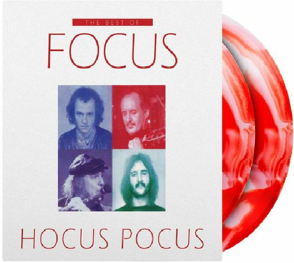 FOCUS Best Of Focus (Hocus Pocus) Music On Vinyl Format: limited numbered red &amp; white swirl vinyl 2xLP
