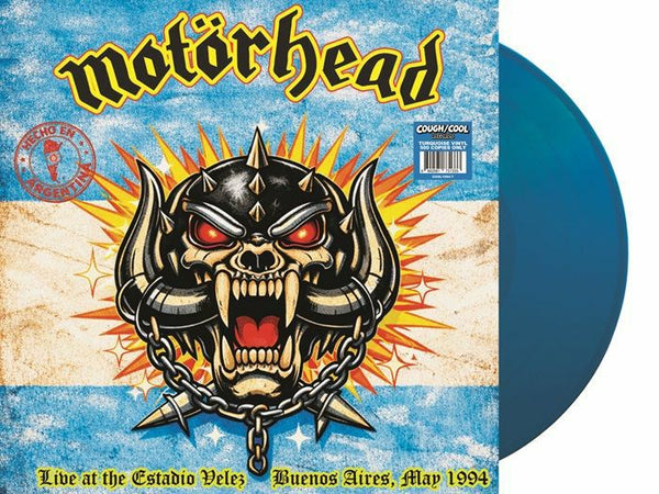 MOTORHEAD Hecho En Argentina: Live At Estadio Velez Buenos Aires Argentina May 1994 FM Broadcast (turquoise vinyl LP)