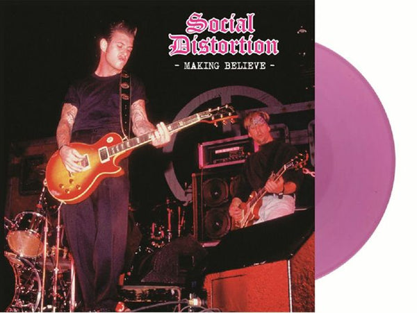 SOCIAL DISTORTION Making Believe: Live At CBGB's NYC February 24th 1992 FM Broadcast Cough Cool Italy Format: purple vinyl LP