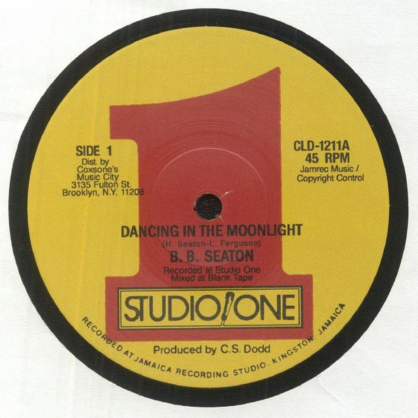 BB SEATON Dancing In The Moonlight (12" repress) Studio 1 Jamaica