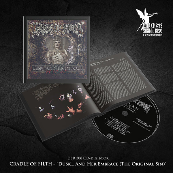 CRADLE OF FILTH DUSK AND HER EMBRACE (THE ORIGINAL SIN) (HARDCOVER-DIGIBOOK) Compact Disc Book