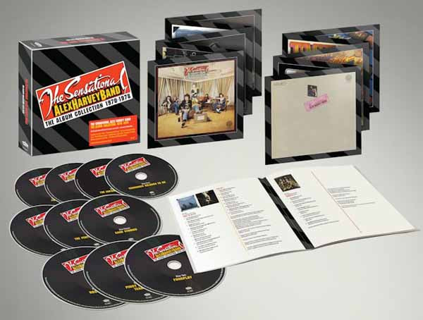 SENSATIONAL ALEX HARVEY BAND THE ALBUM COLLECTION (10CD) Compact Disc Box Set