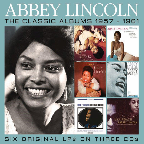 ABBEY LINCOLN THE CLASSIC ALBUMS 1957-1961 (3CD) Compact Disc - 3 CD Box Set