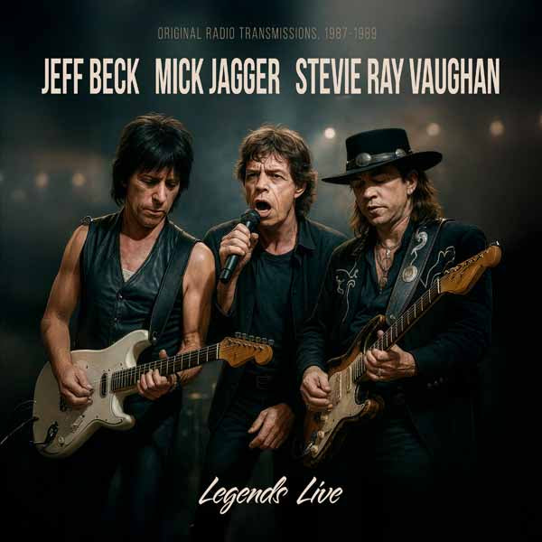 JEFF BECK , MICK JAGGER , STEVIE RAY VAUGHAN LEGENDS LIVE (CLEAR VINYL) Vinyl LP