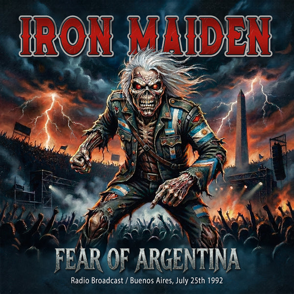 IRON MAIDEN FEAR OF ARGENTINA Compact Disc