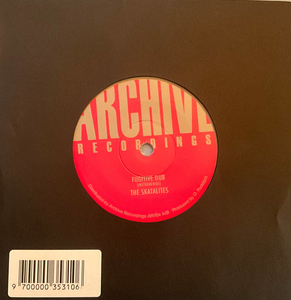 Fugitive Dub / Fugitive Dub Version (Translucent Vinyl) Artist SKATALITES / KING TUBBY Format:7" Vinyl Label:ARCHIVE RECORDINGS