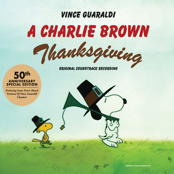 VINCE GUARALDI QUINTET A CHARLIE BROWN THANKSGIVING (BLACK VINYL) VINYL LP