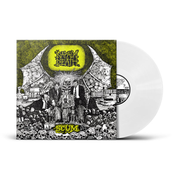 NAPALM DEATH SCUM (PHD EXCLUSIVE WHITE VINYL) Vinyl LP