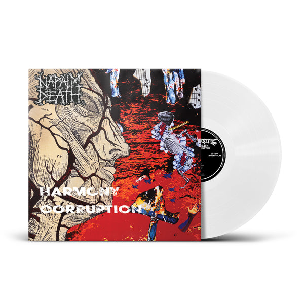 NAPALM DEATH HARMONY CORRUPTION (PHD EXCLUSIVE WHITE VINYL) Vinyl LP