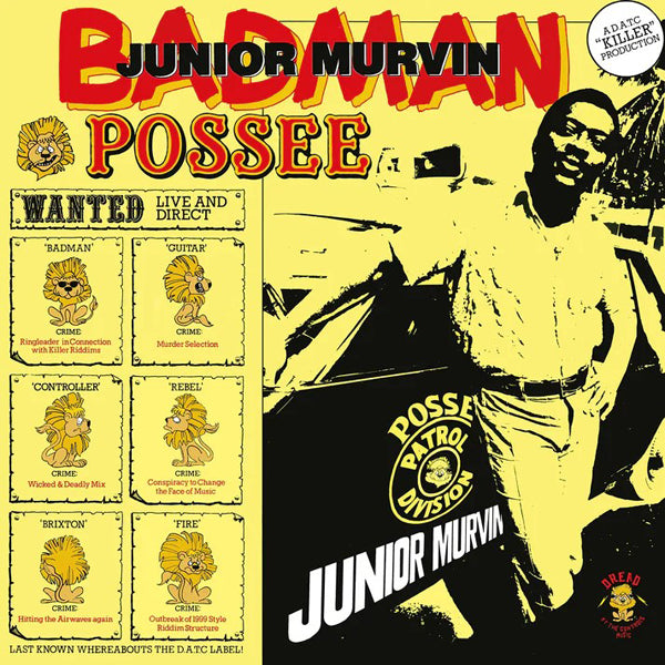 JUNIOR MURVIN BAD MAN POSSEE (1LP COLOURED) VINYL LP