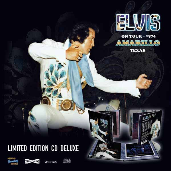 ELVIS PRESLEY ON TOUR 1974 - AMARILLO TEXAS (CD DIGI BOOK) Compact Disc Book
