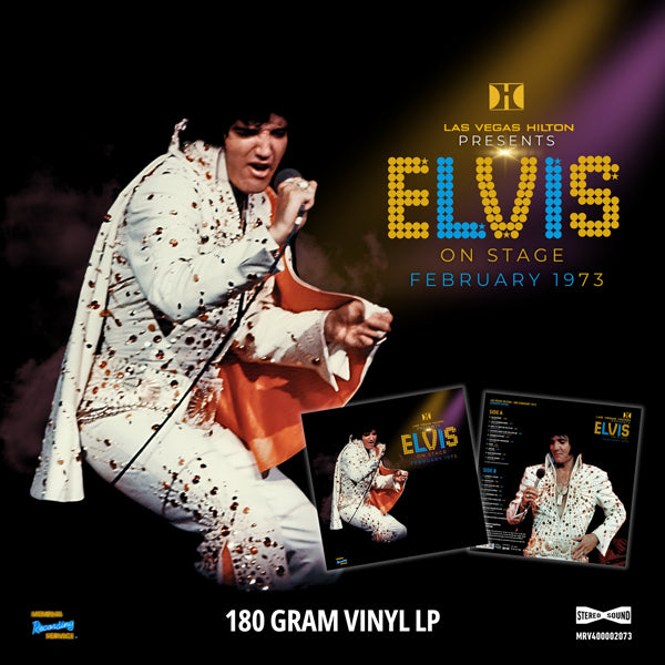 ELVIS PRESLEY LAS VEGAS, ON STAGE 1973 VINYL LP