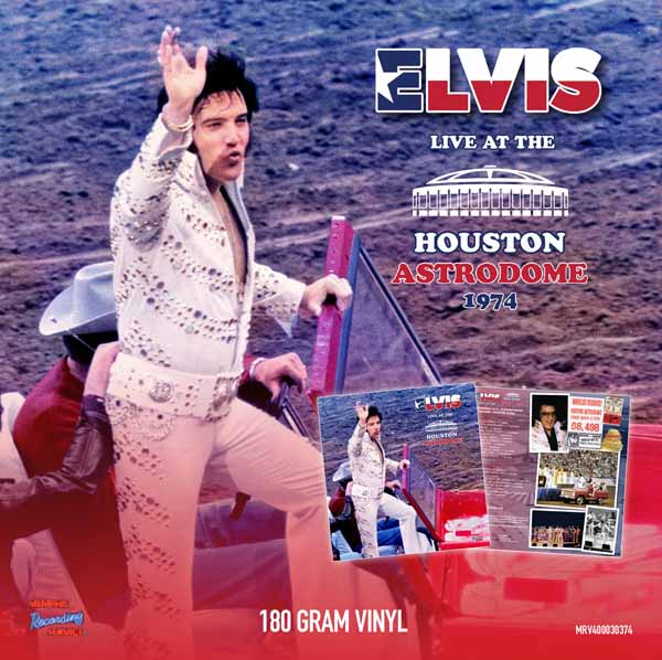 ELVIS PRESLEY LIVE AT THE HOUSTON ASTRODOME 1974 Vinyl LP