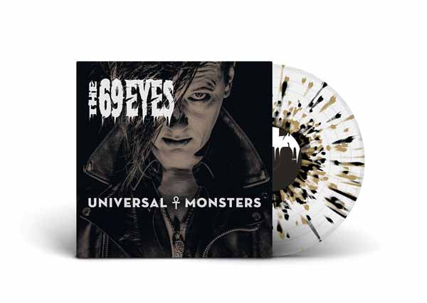 69 EYES UNIVERSAL MONSTERS (CLEAR/GOLD/BLACK SPLATTER) Vinyl LP