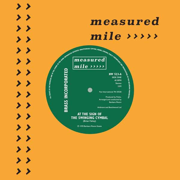 BRASS INCORPORATED AT THE SIGN OF THE SWINGING CYMBAL / JUST LIKE THAT Vinyl 7"