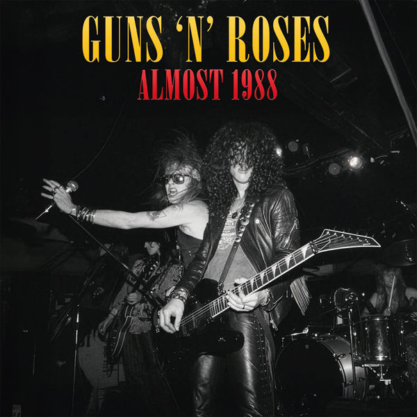 GUNS N' ROSES ALMOST 1988 (CLEAR VINYL 2LP) Vinyl Double Album