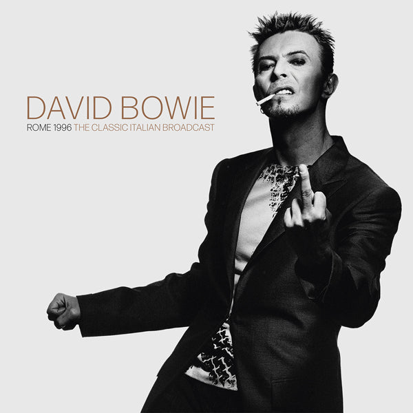 DAVID BOWIE ROME 1996 (CLEAR VINYL 2LP) VINYL DOUBLE ALBUM