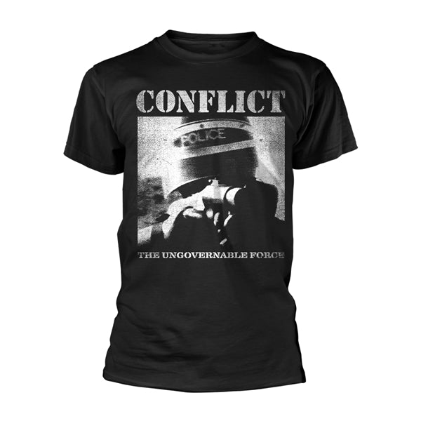 CONFLICT THE UNGOVERNABLE FORCE (BLACK) T-SHIRT