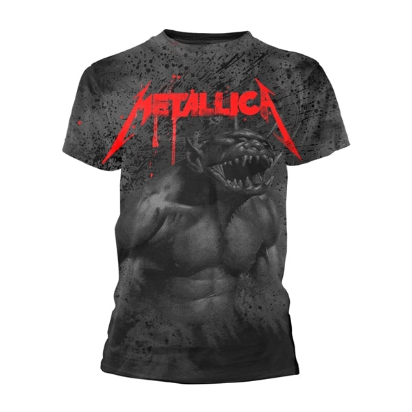 METALLICA JUMP IN THE FIRE (ALL OVER) T-SHIRT, FRONT & BACK PRINT