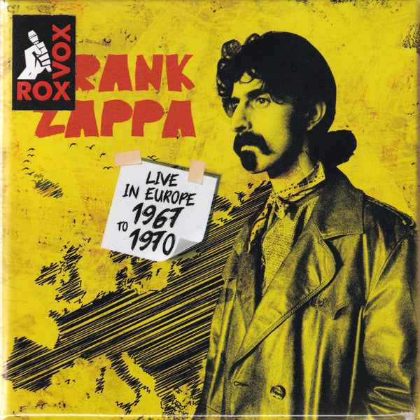 FRANK ZAPPA LIVE IN EUROPE 1967 TO 1970 COMPACT DISC - 5 CD BOX SET