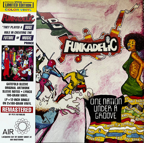 One Nation Under a Groove  Funkadelic Vinyl / 12" Album Coloured Vinyl + 12" Single