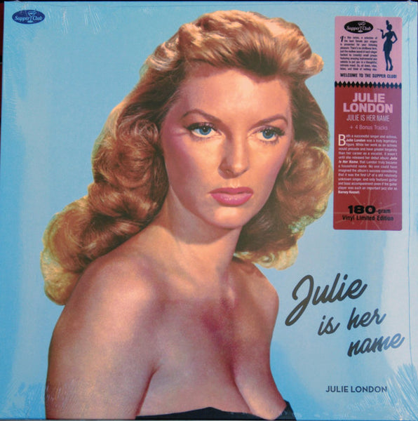 Julie Is Her Name Artist Julie London vinyl lp