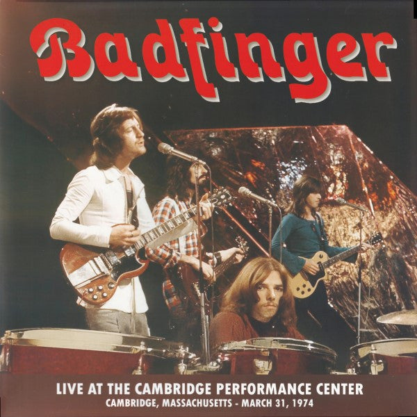 Live At The Cambridge Theater. March 31 1974 Light Red Marble Vinyl Artist BADFINGER Format:LP Label:RENAISSANCE RECORDS