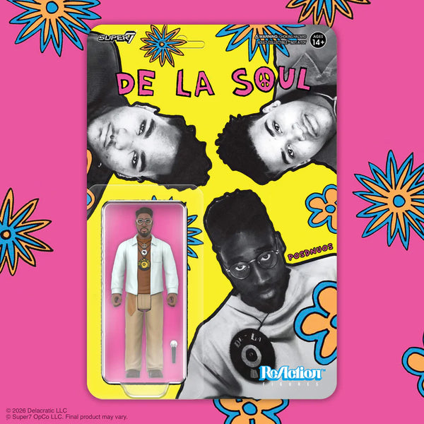 De La Soul Reaction Figure Wave 01 - Kelvin 'Posdnuos' Mercer (Me. Myself & I) super 7