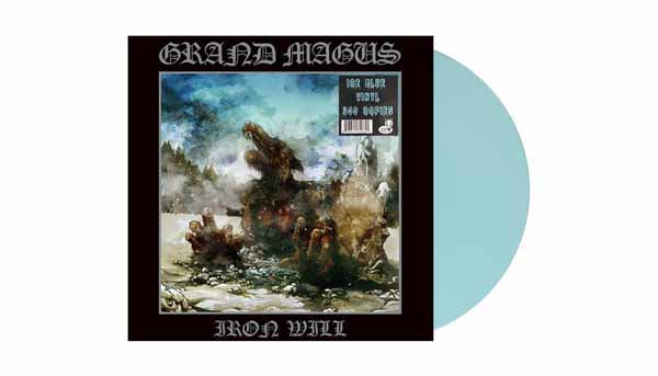 GRAND MAGUS IRON WILL (ICE BLUE VINYL) Vinyl LP