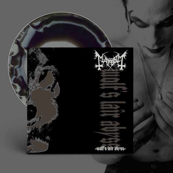 MAYHEM WOLF'S LAIR ABYSS (GREY / BLACK SWIRL VINYL) Vinyl LP