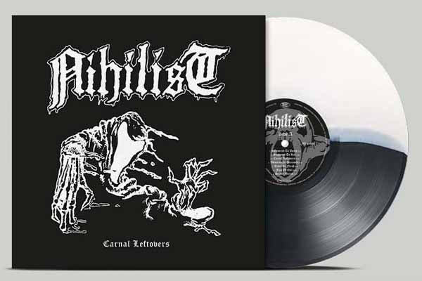 NIHILIST CARNAL LEFTOVER (HALF+HALF BLACK/WHITE) Vinyl LP