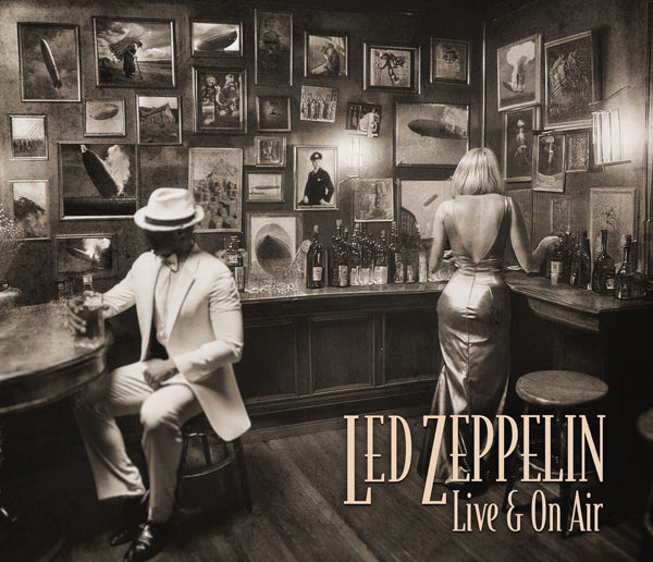 LED ZEPPELIN LIVE AND ON AIR (4CD) Compact Disc - 4 CD Box Set