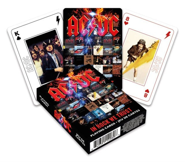 Ac/Dc - In Rock We Trust Playing Cards - punk to funk heaven