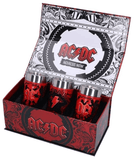 AC/DC Logo Shot Glass Set (Set Of 3) NEMESIS NOW - punk to funk heaven