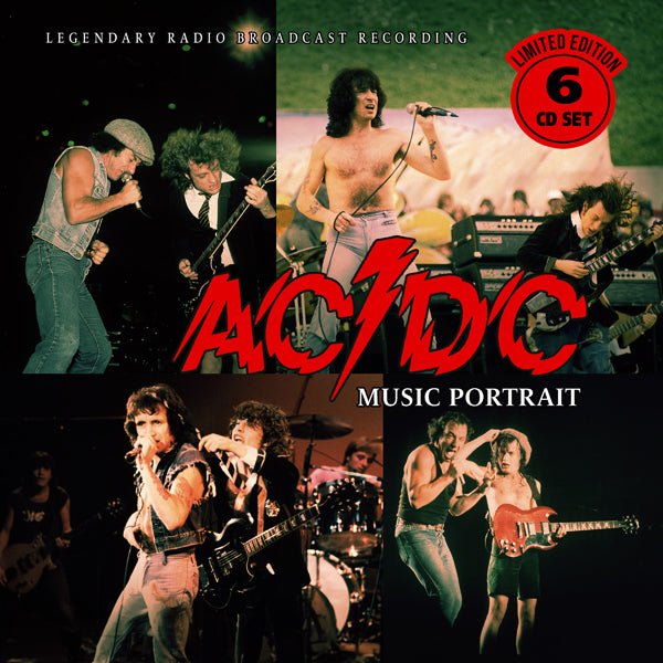 AC/DC MUSIC PORTRAIT (6CD) COMPACT DISC BOX SET - punk to funk heaven